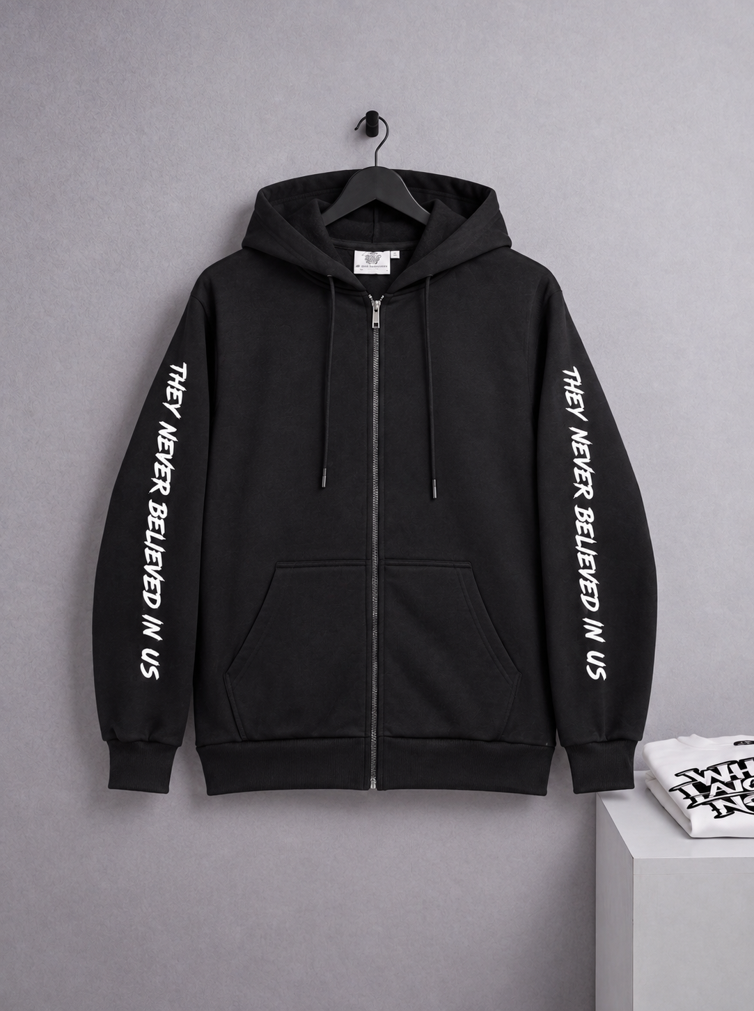 Who's Laughing Now? Black Statement Hoodie