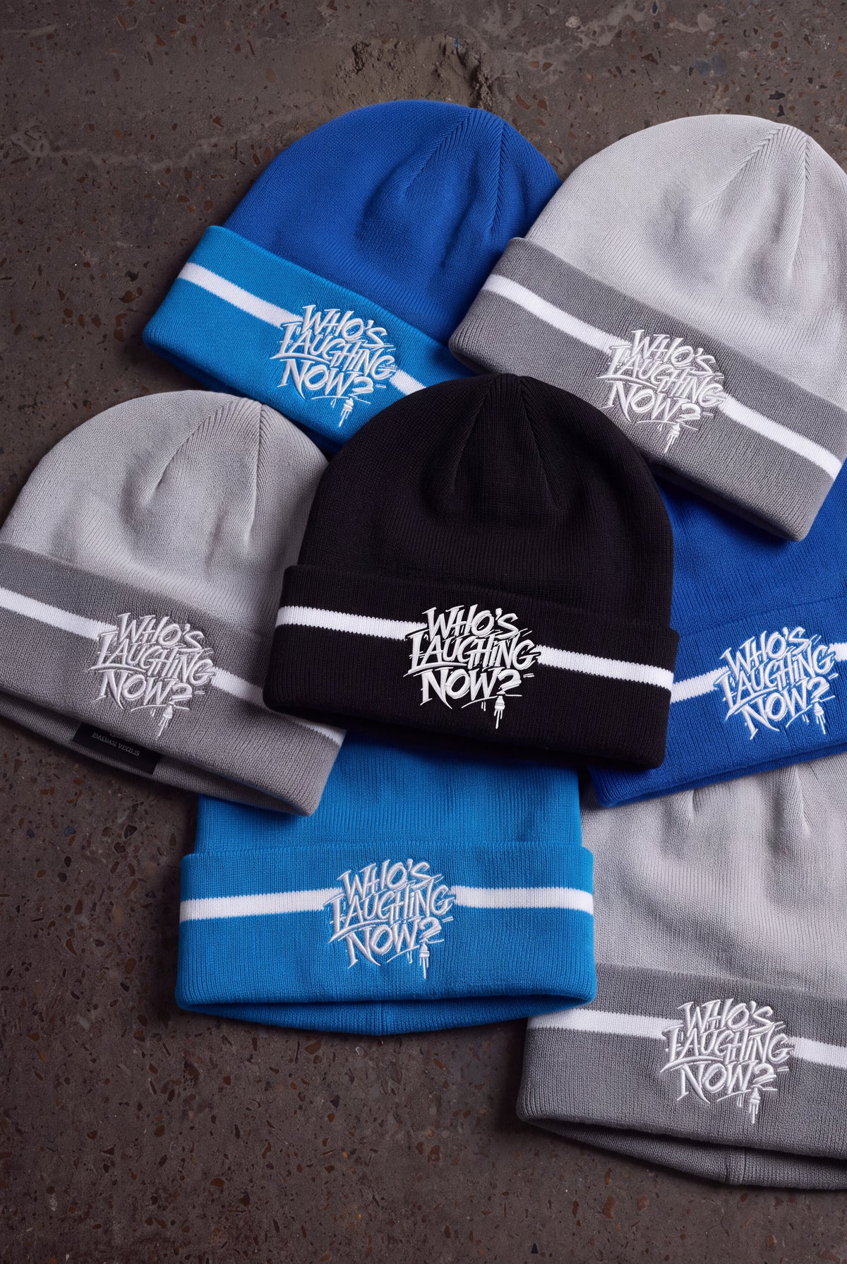 Who's Laughing Now? Beanie — Black